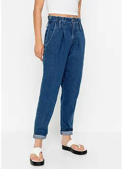 Jean mom extensible, taille haute, bonprix