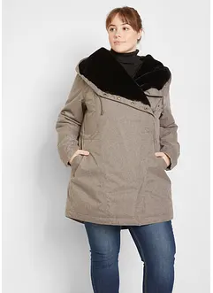 Parka fonctionnelle avec polaire peluche, bonprix