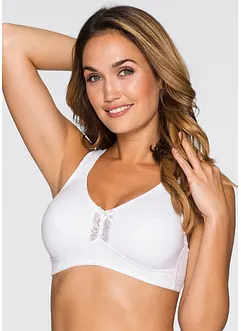 Lot de 2 soutiens-gorge coton sans armatures, bonprix