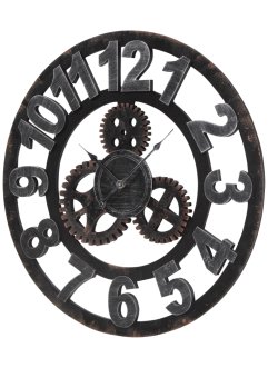 Horloge murale avec mécanisme visible, bpc living bonprix collection