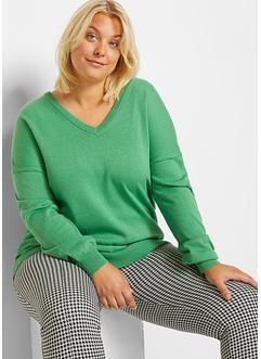 Pull avec col V devant et dos, bpc bonprix collection