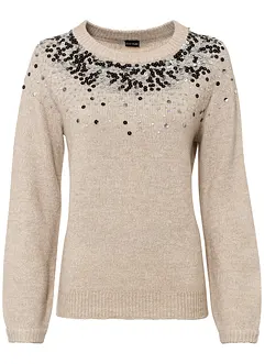 Pull à paillettes, bonprix