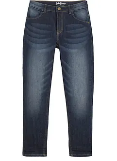 Jean thermo garçon avec doublure en polaire, Slim Fit, bonprix