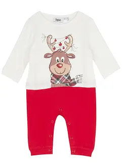 Combinaison de Noël bébé en coton, bonprix