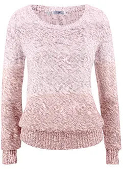 Pull en grosse maille avec dégradé de couleur, bonprix