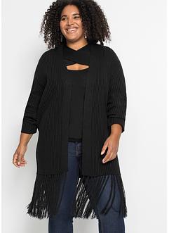 Gilet en maille avec franges, BODYFLIRT boutique