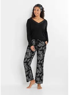 Pantalon de pyjama avec bandeau de front, bonprix