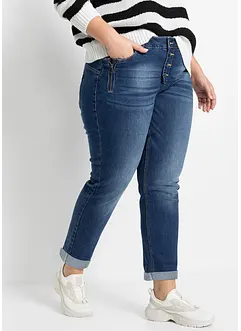 Jean Boyfriend avec détails zips, bonprix