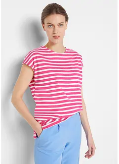 T-shirt rayé oversize, bonprix