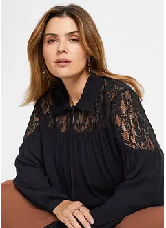 Blouse à dentelle, bonprix