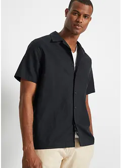 Chemise manches courtes avec lin, Loose Fit, bonprix