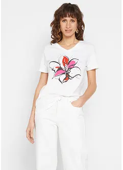 T-shirt à imprimé floral, bonprix