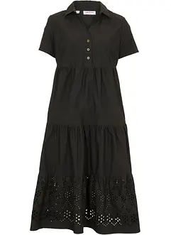 Robe-tunique à broderie ajourée, bonprix