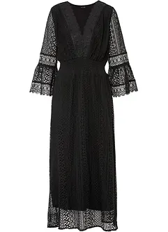 Robe longue aspect crochet, bonprix