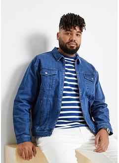 Veste en jean extensible avec fermeture zippée, John Baner JEANSWEAR