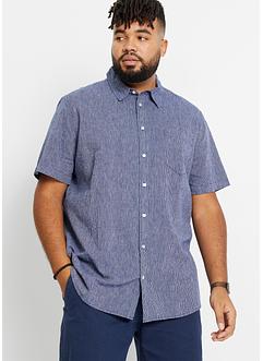 Chemise manches courtes en mélange lin, bpc bonprix collection