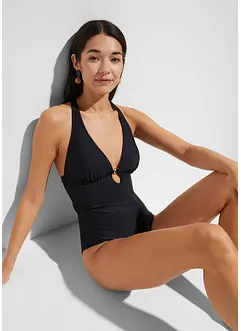 Maillot 1 pièce à décolleté plongeant, bonprix