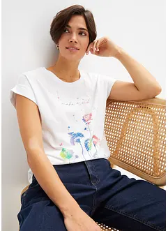 T-shirt avec fleurs de pissenlit, bonprix