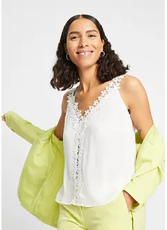 Top fluide effet froissé, bonprix