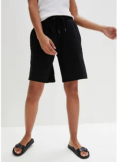 Short en molleton avec taille élastique et poches, bonprix