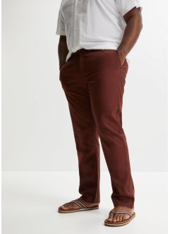 Pantalon chino avec lin, Regular Fit, Straight, bpc bonprix collection