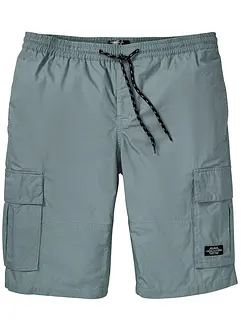 Bermuda cargo à taille élastiquée, Regular, bonprix