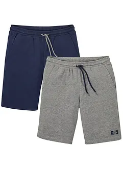 Lot de 2 bermudas sweat, bonprix