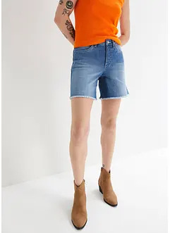 Short en jean stretch, taille normale, bonprix