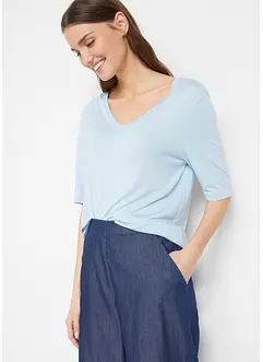 Lot de 2 t-shirts en viscose doux, bonprix