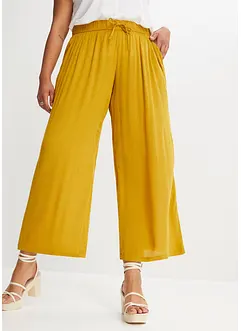 Pantalon en viscose, taille élastiquée, bonprix