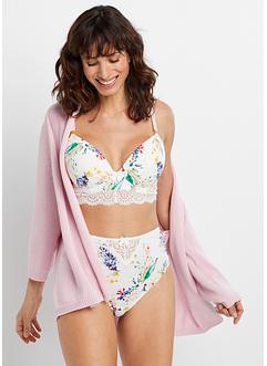 Soutien-gorge long à coques avec armatures et polyamide recyclé, BODYFLIRT