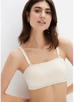 Soutien-gorge bandeau sans couture rembourré Feel Comfort avec bretelles amovibles, bonprix