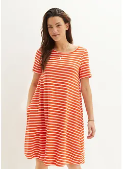 Robe fluide en coton flammé, bonprix