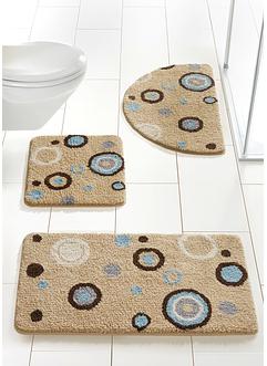 Tapis de salle de bain tufté avec motifs cercles, bpc living bonprix collection