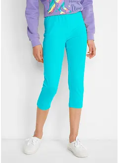 Lot de 2 leggings corsaire en coton extensible, bonprix