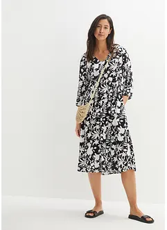 Robe midi en viscose avec poches, bonprix