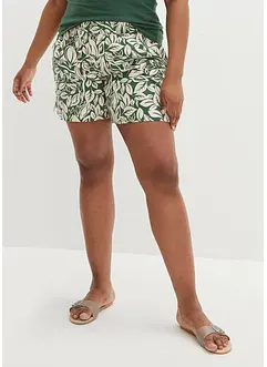 Short en jersey imprimé avec poches et taille confortable, bonprix