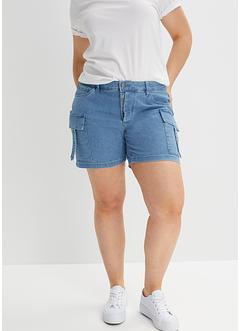 Short en jean avec poches plaquées, RAINBOW