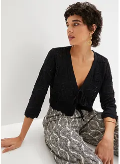 Boléro ajouré, manches 3/4, bonprix