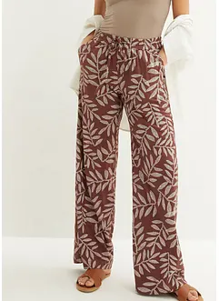 Pantalon palazzo imprimé en viscose, bpc bonprix collection