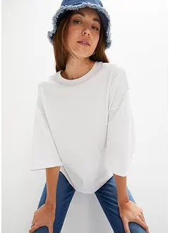 T-shirt coton oversized, mi-manches, bonprix