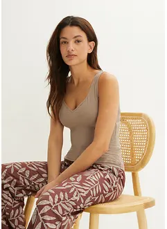 Top à encolure cœur, bonprix