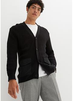 Gilet en maille avec poches tissées, bpc selection