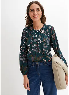 Blouse imprimée en viscose, bonprix