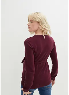 Pull de grossesse 100% coton avec lien à nouer, bonprix