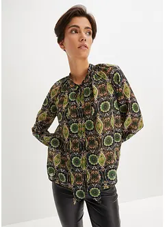 Blouse fluide imprimée, bonprix