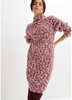 Robe en maille avec col roulé en polyester recyclé, bpc bonprix collection