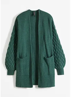 Cardigan à motif torsadé, bonprix