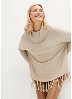 Pull avec franges à la base, bonprix