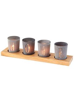 Porte-bougie chauffe-plat avec lettres HOME, bpc living bonprix collection